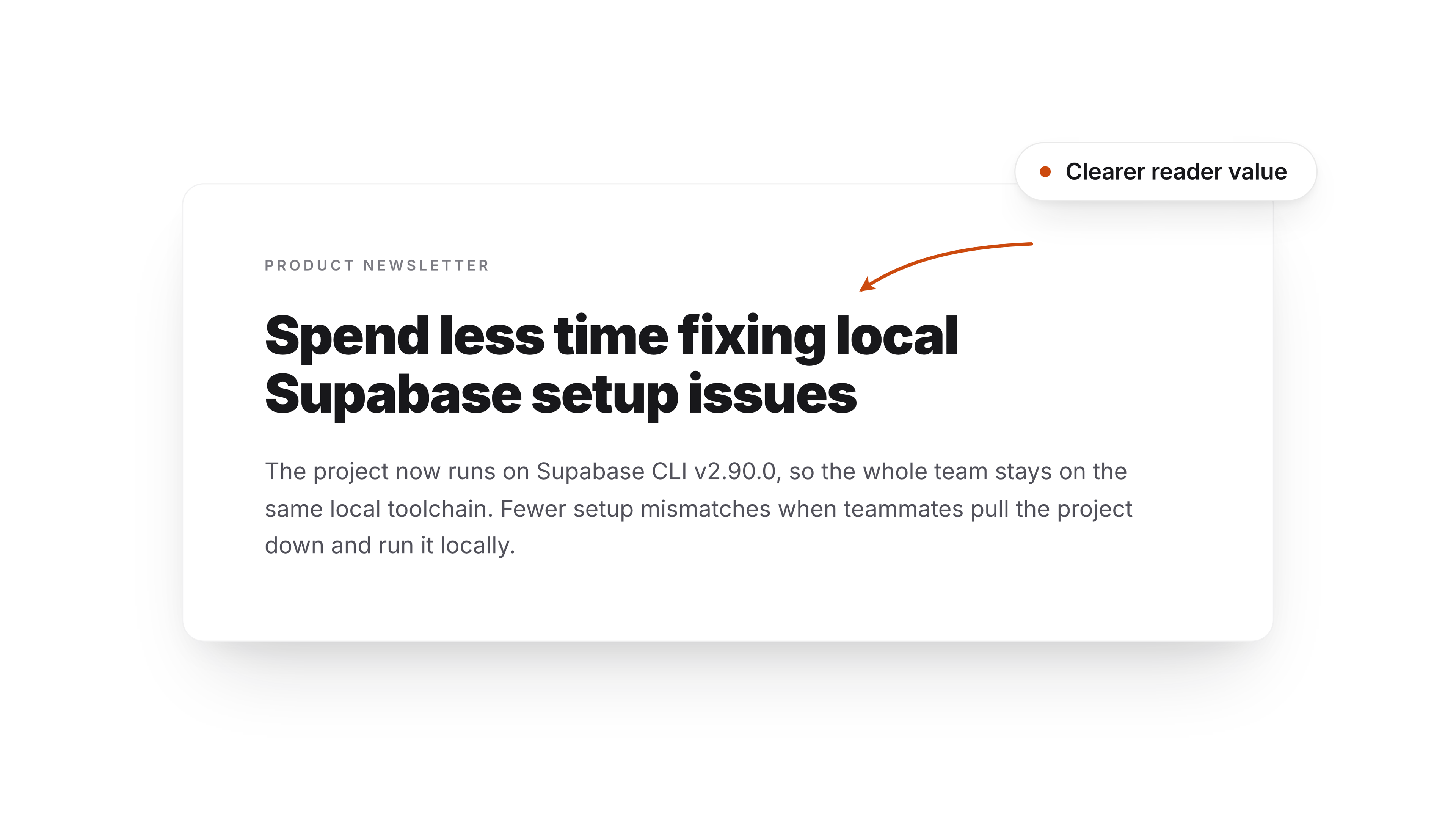 Newsletter blurbs that read more naturally